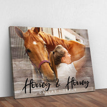 Load image into Gallery viewer, Wooden Animal Portrait Sign | Personalized Canvas Wall Art