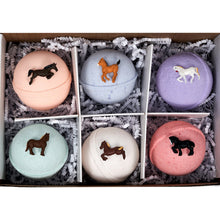 Load image into Gallery viewer, Spa Pure WILD HORSES Bath Bombs: for kids with 6 XL bath bombs with surprise horses inside, U.S.A. Made, Handmade, natural ingredients
