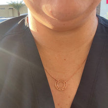 Load image into Gallery viewer, Silver &amp; Stone Roman Numerals Necklace | Custom Date Gift for Moms &amp; Weddings | Unique Personalized Jewelry