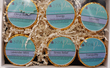 Load image into Gallery viewer, Gift Set with 6 Aromatherapy Shower Tablets - Best Sellers - 100% Essential Oil Blends