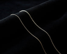 Load image into Gallery viewer, Shimmering Sterling Silver &amp; Rose Gold Chain - Dainty, Versatile, Customizable Lengths for Everyday Elegance