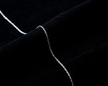 Load image into Gallery viewer, Shimmering Sterling Silver &amp; Rose Gold Chain - Dainty, Versatile, Customizable Lengths for Everyday Elegance