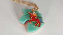 Load image into Gallery viewer, Unicorn Bath Bomb Gift for Girls with 4 XL Bath bombs each with a Surprise Necklace Inside (Unicorn)