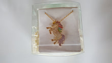 Load image into Gallery viewer, Crystal Unicorn Bath Bomb for Girls with Crystal Necklace gift, Surprise Glitter Ring, Gift Idea, Back to School, Rhinestones, rainbow
