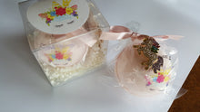 Load image into Gallery viewer, Crystal Unicorn Bath Bomb for Girls with Crystal Necklace gift, Surprise Glitter Ring, Gift Idea, Back to School, Rhinestones, rainbow