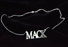 Load image into Gallery viewer, Bold &amp; Beautiful Custom Name Necklace - 925 Sterling Silver RnB Style Jewelry
