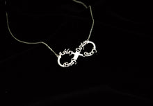 Load image into Gallery viewer, Personalized Infinity Name Necklace | Family Bonding in Silver &amp; Gold | Cherish Your Loved Ones Forever