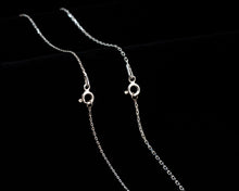 Load image into Gallery viewer, Shimmering Sterling Silver &amp; Rose Gold Chain - Dainty, Versatile, Customizable Lengths for Everyday Elegance