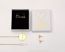 Load image into Gallery viewer, Personalized Initial Name Necklace | Customizable Spaced Letter Jewelry by SilverGoldandRose
