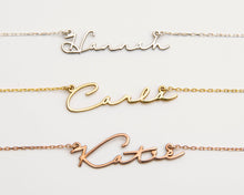 Load image into Gallery viewer, Personalized Silver Name Necklace | Customizable Jewelry for Women | Elegant Birthday Gift