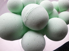 Load image into Gallery viewer, 14 bath bombs in Issey Miyake (L'Eau D'Issey Pour Homme Type) fragrance gift bag bath fizzies, relax while you moisturize your skin