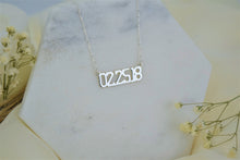 Load image into Gallery viewer, Gold Number Necklace - Personalized Sports Jewelry for Her - Unique Year Pendant