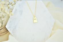 Load image into Gallery viewer, Ghostly Delights Sterling Silver Tiny Ghost Necklace - Adorable Spooky Gift for Kids &amp; Her