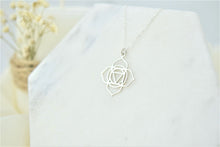 Load image into Gallery viewer, Chakra Bliss Root Chakra Necklace - Handmade Muladhara Symbol Jewelry for Yoga Lovers