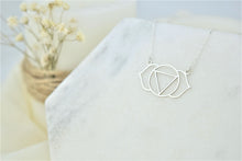 Load image into Gallery viewer, Awaken Your Intuition Necklace | Handmade Third Eye Chakra Jewelry with Ajna Symbol
