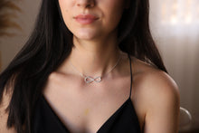 Load image into Gallery viewer, Personalized Infinity Name Necklace | Family Bonding in Silver &amp; Gold | Cherish Your Loved Ones Forever