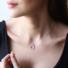 Load image into Gallery viewer, Sacral Chakra Necklace - Handmade Svadhisthana Yoga Symbol Jewelry for Spiritual Energy &amp; Balance