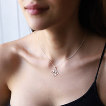 Load image into Gallery viewer, Chakra Bliss Root Chakra Necklace - Handmade Muladhara Symbol Jewelry for Yoga Lovers