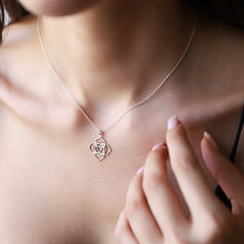 Load image into Gallery viewer, Chakra Bliss Root Chakra Necklace - Handmade Muladhara Symbol Jewelry for Yoga Lovers