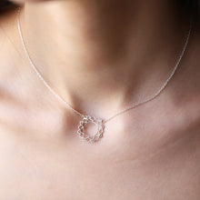 Load image into Gallery viewer, Crown Chakra Necklace | Handmade Sahasrara Yoga Jewelry | Spiritual Geometric Symbol