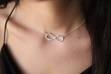 Load image into Gallery viewer, Personalized Infinity Name Necklace | Family Bonding in Silver &amp; Gold | Cherish Your Loved Ones Forever