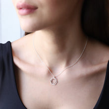 Load image into Gallery viewer, Sacral Chakra Necklace - Handmade Svadhisthana Yoga Symbol Jewelry for Spiritual Energy &amp; Balance