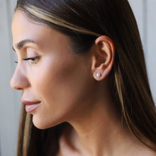 Load image into Gallery viewer, Elegant Gems Pearl Stud Earrings - Timeless Elegance for Every Occasion