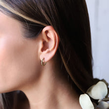 Load image into Gallery viewer, Dainty Luxe Huggies - Sleek Gold Hoop Earrings for Effortless Elegance