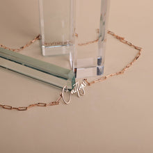 Load image into Gallery viewer, Link Chain Name Necklace - Personalize Your Style with Elegant Customization