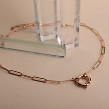 Load image into Gallery viewer, Sailor Lock Paperclip Chain Necklace