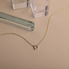Load image into Gallery viewer, Personalized CZ Diamond Dainty Initial Necklace