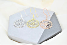 Load image into Gallery viewer, Elysian Mandala Earrings - Dazzling Handcrafted Design for Bold Expression