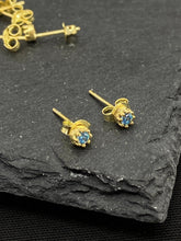 Load image into Gallery viewer, Birthstone Stud Earrings by SilverGoldandRose