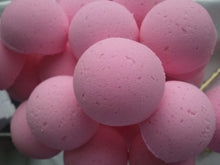 Load image into Gallery viewer, 14 bath bombs in Plumeria fragrance, gift bag bath fizzies, great for dry skin, shea, cocoa, 7 ultra rich oils