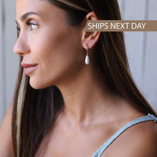 Load image into Gallery viewer, Luxe Pearl Drop Earrings - Iridescent Mother of Pearl Elegance