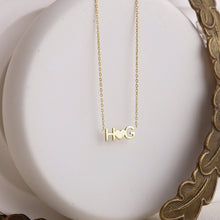 Load image into Gallery viewer, Custom Heart Initial Necklace with Birthstone Add-On | Dainty Letter Necklace for Her by SilverGoldandRose