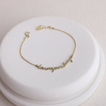 Load image into Gallery viewer, Custom Signature Bracelet | Dainty Gold &amp; Silver Jewelry with Handwritten Touch | Unique Gift for Her