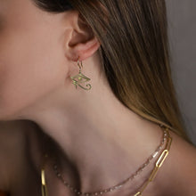 Load image into Gallery viewer, Ra Jewelry Eye of Ra Dangle Earrings - Unique Egyptian-Inspired Design for a Bold Statement