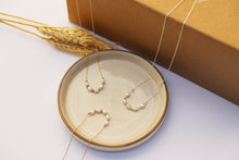 Load image into Gallery viewer, Elegant Pearl Necklace - Dainty Freshwater Beads in Gold, Rose Gold &amp; Silver
