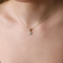 Load image into Gallery viewer, Glimmering Butterfly Necklace - Dazzling Charm with Elegant Design