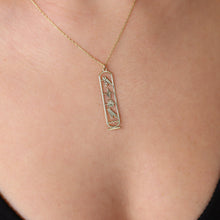 Load image into Gallery viewer, Unique Egypt Cartouche Necklace - Stunning Hieroglyph Pendant