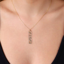 Load image into Gallery viewer, Unique Egypt Cartouche Necklace - Stunning Hieroglyph Pendant