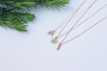 Load image into Gallery viewer, Personalized Gothic Initial Necklace | Handmade Dainty Old English Letter Jewelry for Unique Birthday Gifts