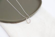 Load image into Gallery viewer, Lucky Charm Tiny Horseshoe Necklace | Silver Good Luck Pendant | Perfect Gift for Inspiration &amp; Positivity