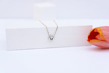 Load image into Gallery viewer, Apple Initial Necklace | Gold &amp; Silver Personalized Letter Jewelry | Meaningful Gift for Birthdays &amp; Special Moments