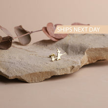 Load image into Gallery viewer, Dainty Witch Stud Earrings in 925 Sterling Silver