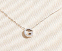 Load image into Gallery viewer, Personalized 14K Gold 3D Moveable Initial Necklace