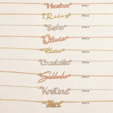Load image into Gallery viewer, Gold Personalized Name Necklace