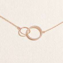 Load image into Gallery viewer, Infinity Link Bracelet with Diamonds