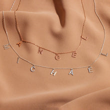 Load image into Gallery viewer, Personalized Dangle Letters Necklace